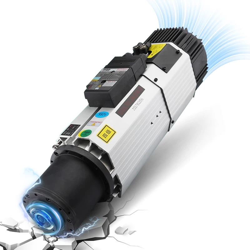 Tool Change Woodworking BT30 ATC Electric Belt Drive Oil Spindle Motor For CNC