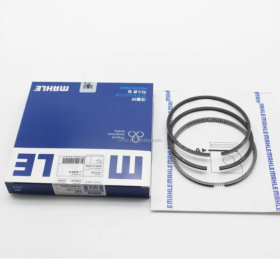 MAHLE Manufacturer Diesel Engine 6204-31-2203 4D95LE 4D95 Piston Ring for Komatsu PC60-7/PC78US-5/6
