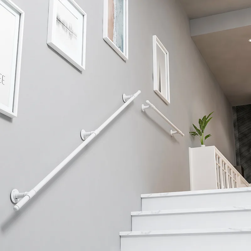 Customize  Hand Rails for Outdoor Steps 3 Step Stair Handrail Indoor Stair Railing Kit for Steps Bathroom Staircase Handrails