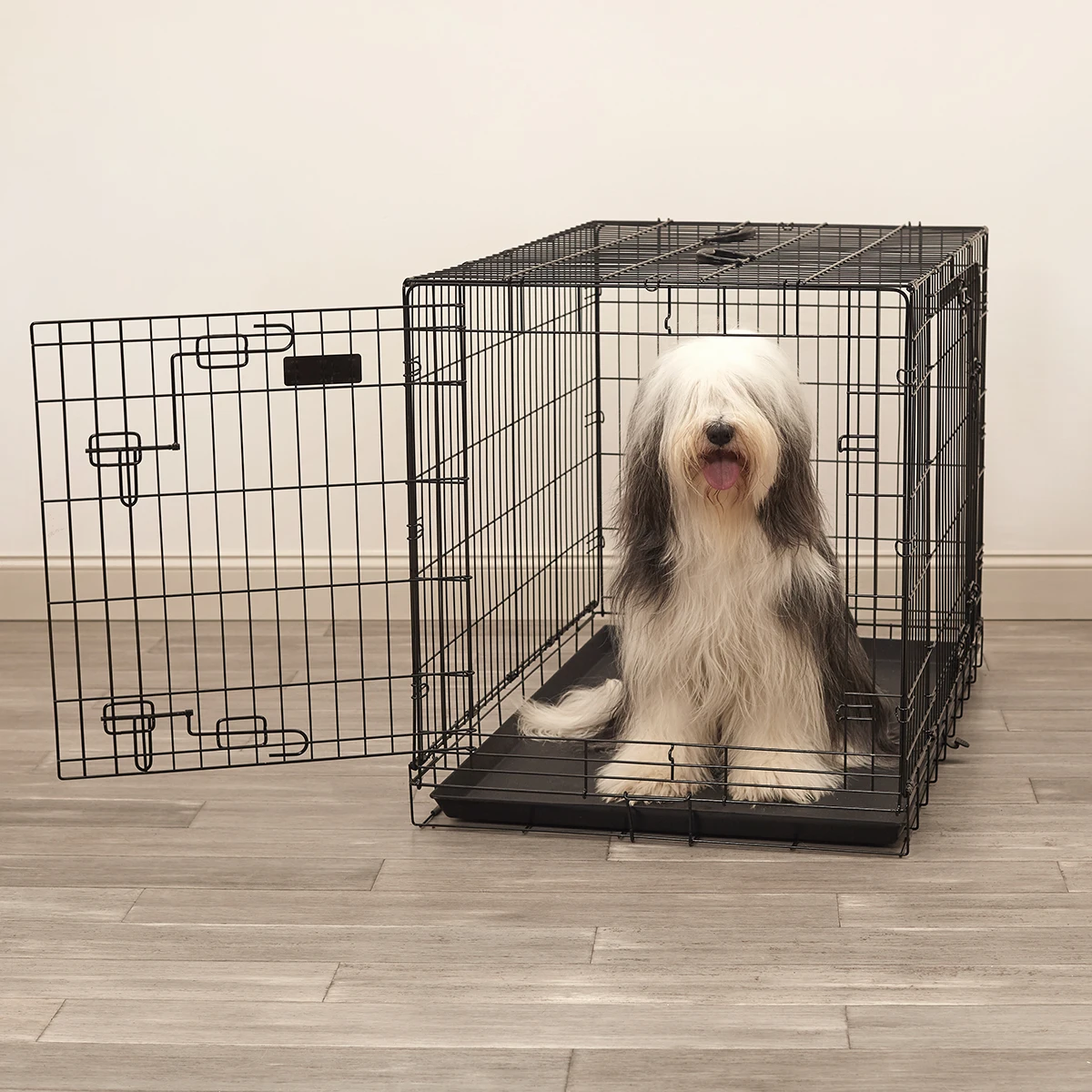 Multifunctional Custom Size Collapsible Iron Metal Dog Rabbits Cages Foldable Crate Dog Kennel Pet House Crate
