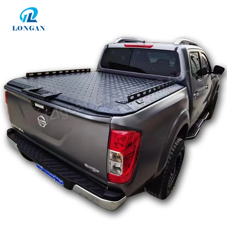 Custom Pickup Truck Cover Aluminum Hard Lid Tonneau Cover For Nissan Navara Tacoma