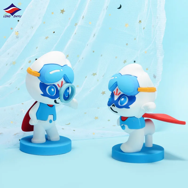Фабрика Longzhiyu 15 лет, профессиональная персонализированная 3D фигурка из ПВХ из мультфильма с базой, милые резиновые миниатюрные игрушки из аниме