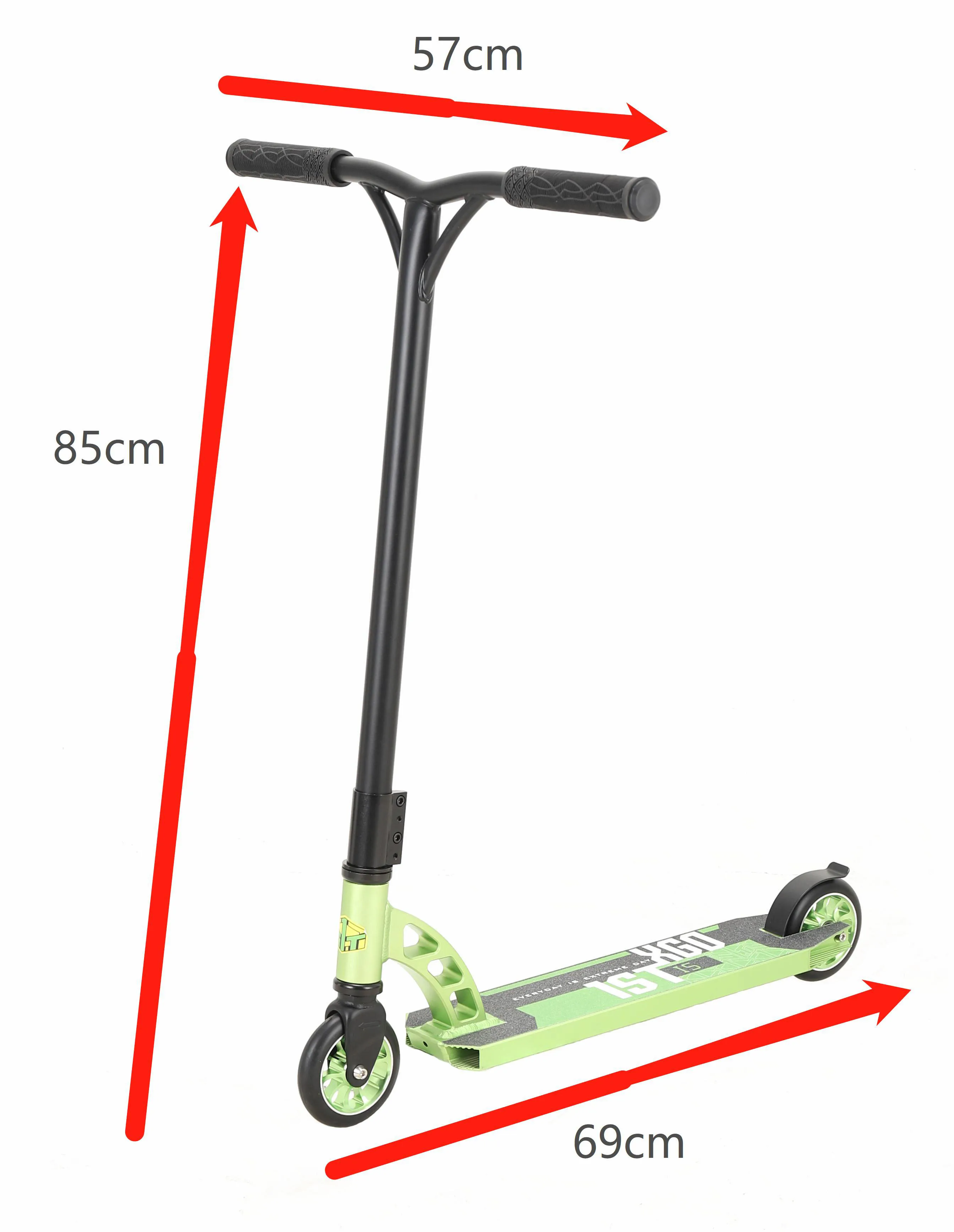 2 Wheel pro scooter oem 110mm aluminum Stunt Scooter for freestyle