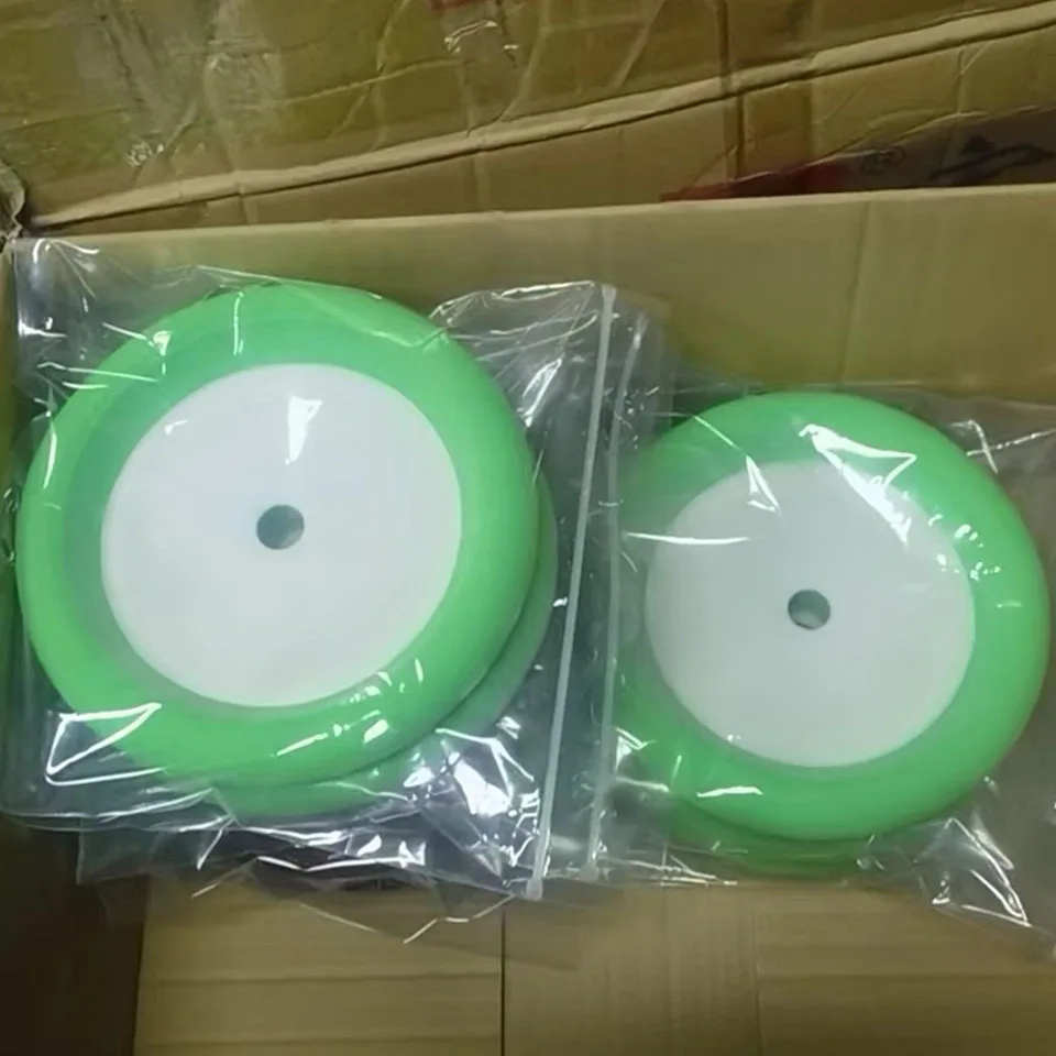 Multiple Options Blue Green Yellow Recessed Better Edge Soft Polish Slant Design Medium Cut Sponge Car Polishing Foam Pad