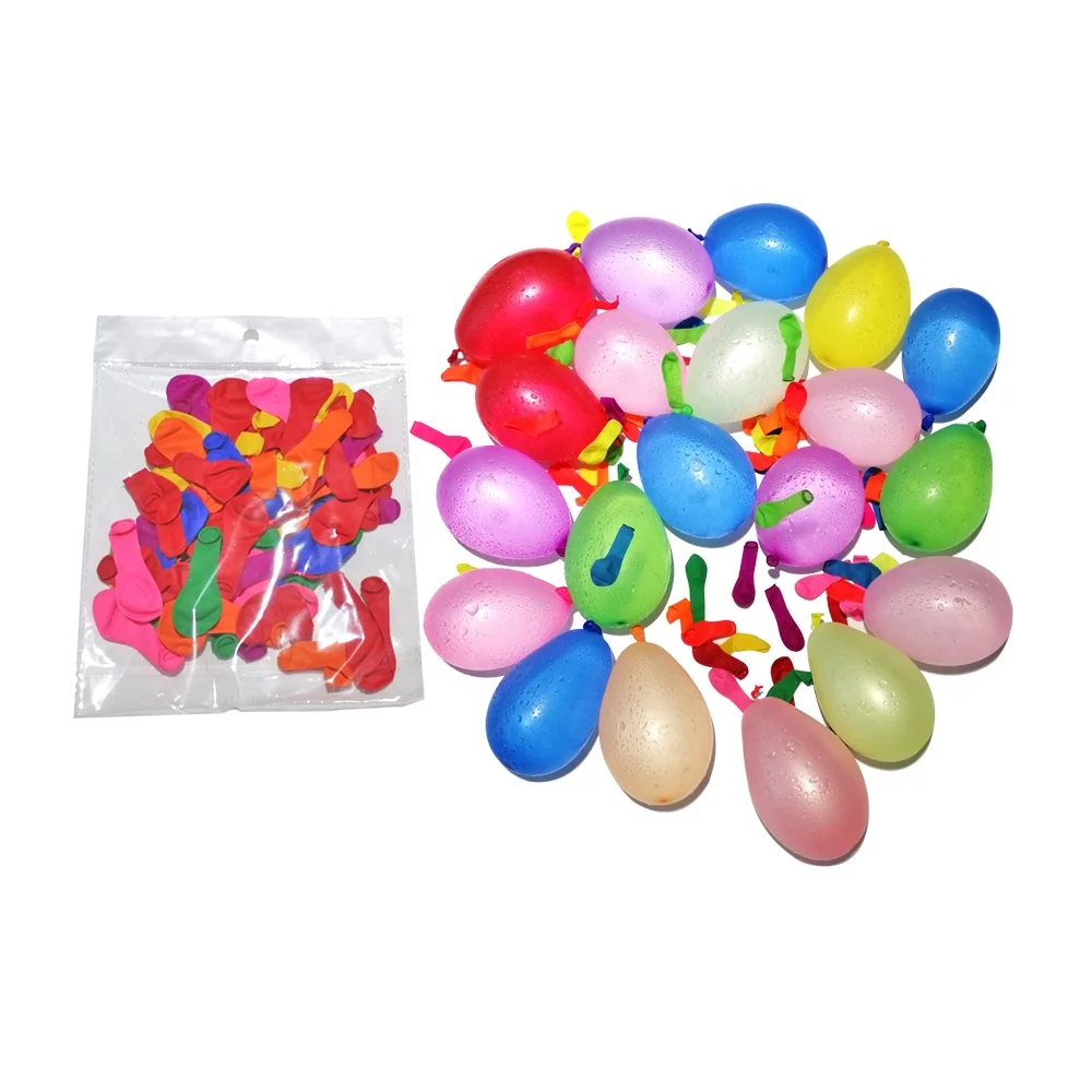 High Quality Happy Baby Full Color Round Ballon Holi Instant 111pcs Inflatable Water Bunch Balloon Bundle Globos for Summer