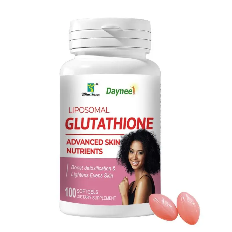 Food Grade Liposomal Glutathione Advanced Skin Nutrients Softgels Antioxidant Supplement for Energy, and Skin
