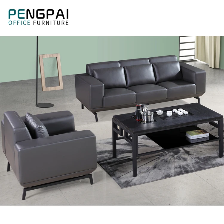 Pengpai 5 Seater Sofa Sets 1+1+3 Sectional Sofas For Office Room  living room furniture modern office sofa