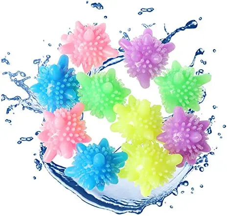 Dryer Reusable Lint Remover Washing Balls Anti-Winding Color Laundry Ball Pet Hair Remover for Laundry Washing Machines