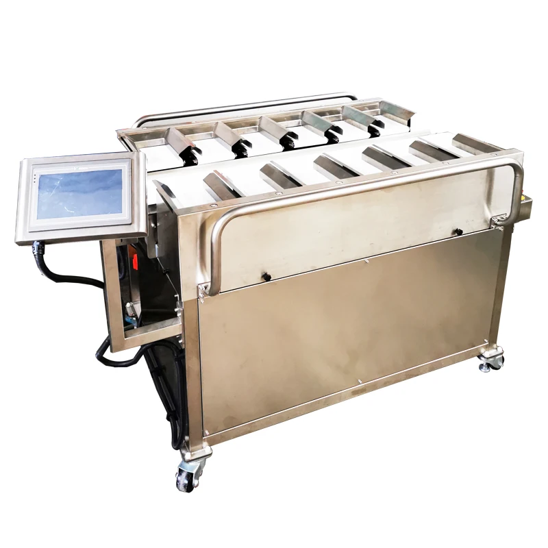 Beef Pork Steak Fish Chicken Seafood Shrimp Sausage electronic weighing scalels Weight Multiheads Belt Feeder Combination Scale