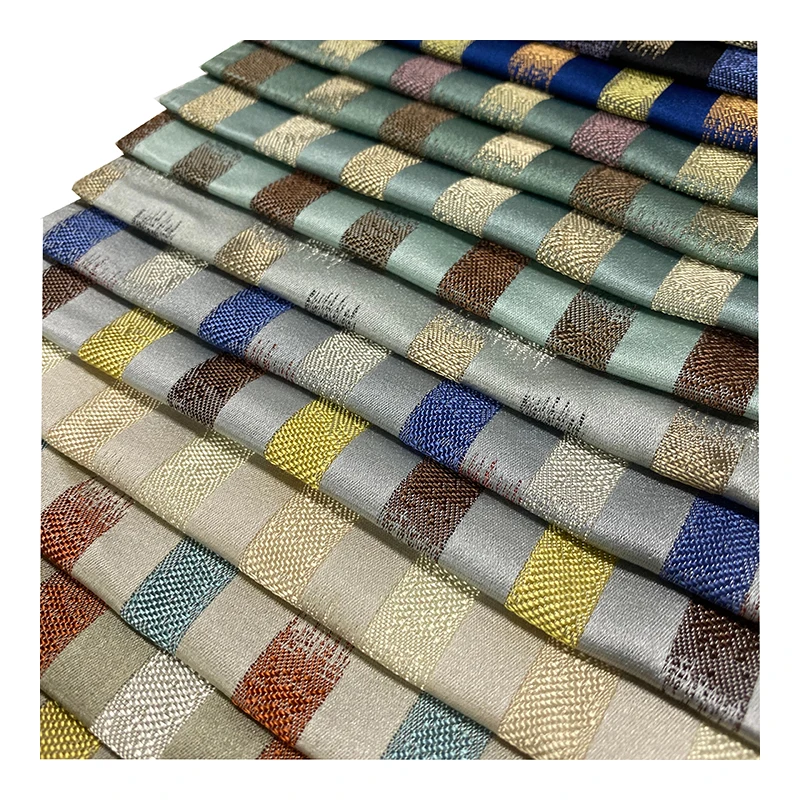 MOQ 1 meter Multicolor Upholstery Jacquard Sofa Cover Fabric for Home Decor from Fabric Factory Wholesaler