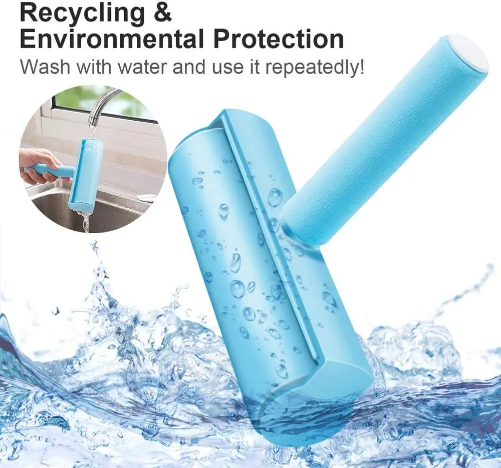 Washable Lint Roller Clothes Carpets Dust Pets Cleaning products