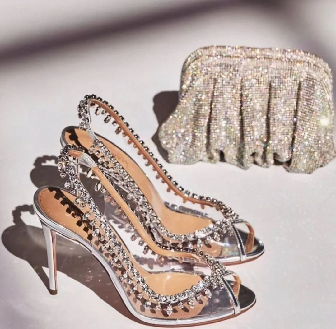 2023 Shenglu Guangzhou High Quality Rhinestone Party Evening Bag Purse Crystal Bling Evening Clutches