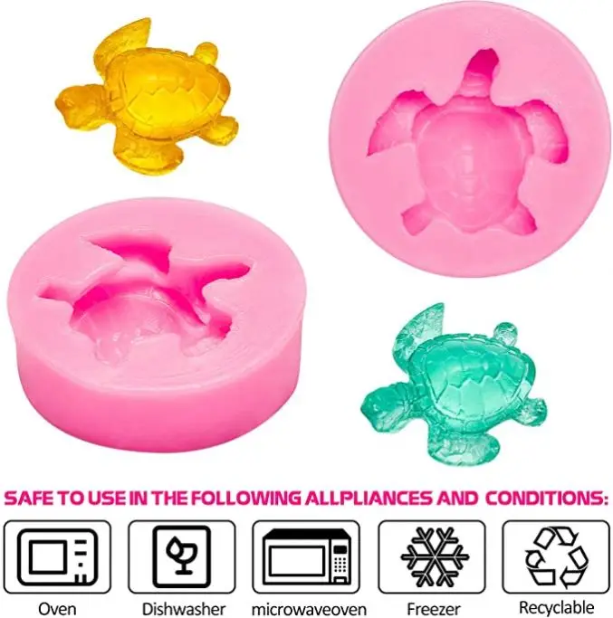 Dog Claw, Skulls, Turtle Ashtray Series Mould Crystal Epoxy Cross-border Creative Silicone Mould DIY Craft moldes de silicona