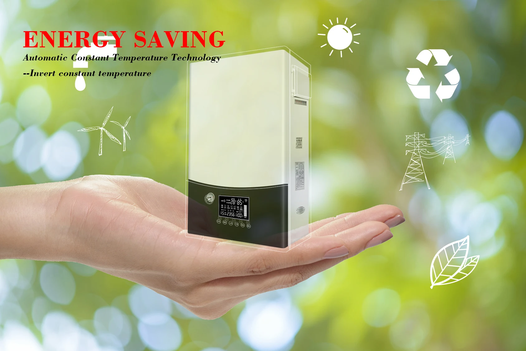 8KW OFS-AM-C-S-8-5 China best factory of induction electric boiler home heating