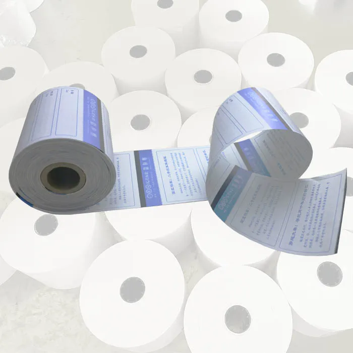 China manufacturer custom size gsm roll thermal printer paper 53*30 57*40 POS printer paper roll