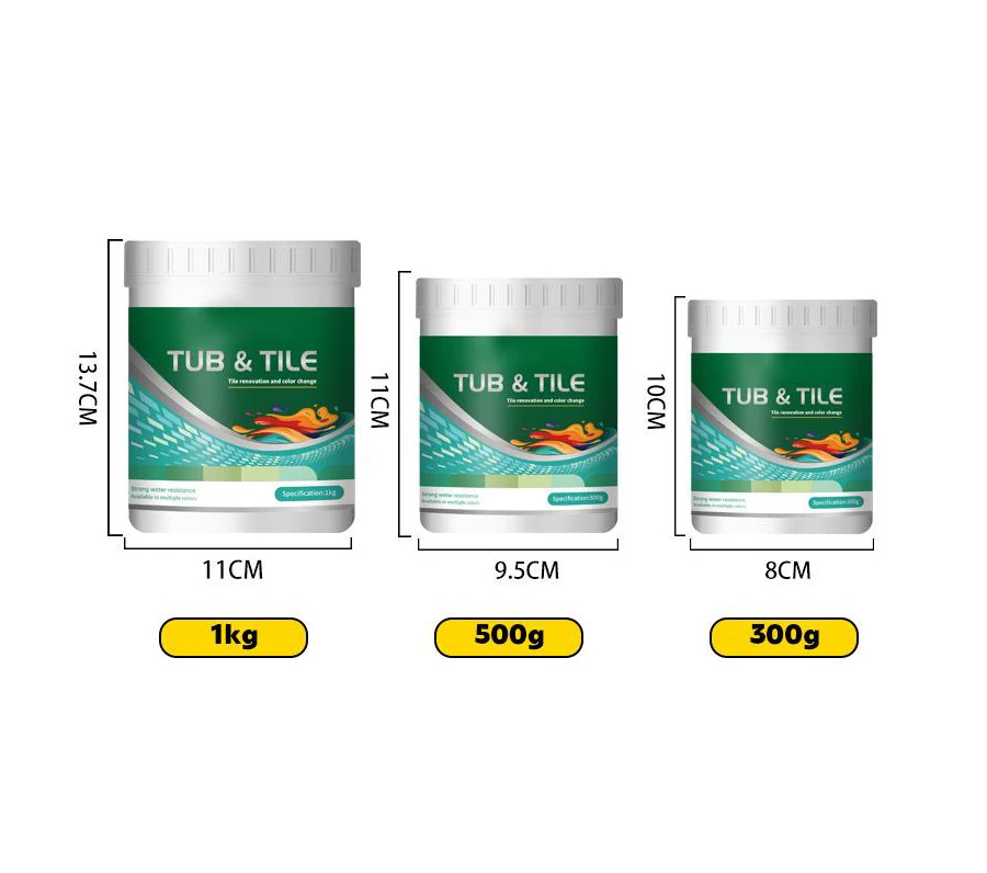 Renovation color changing household ceramic tile toilet floor tile pit leak proof moisture proof Water Based Tile Paint