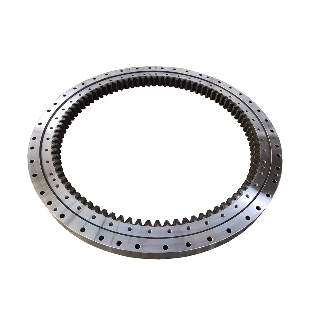 Customizable excavator slewing ring swing bearing with internal gear