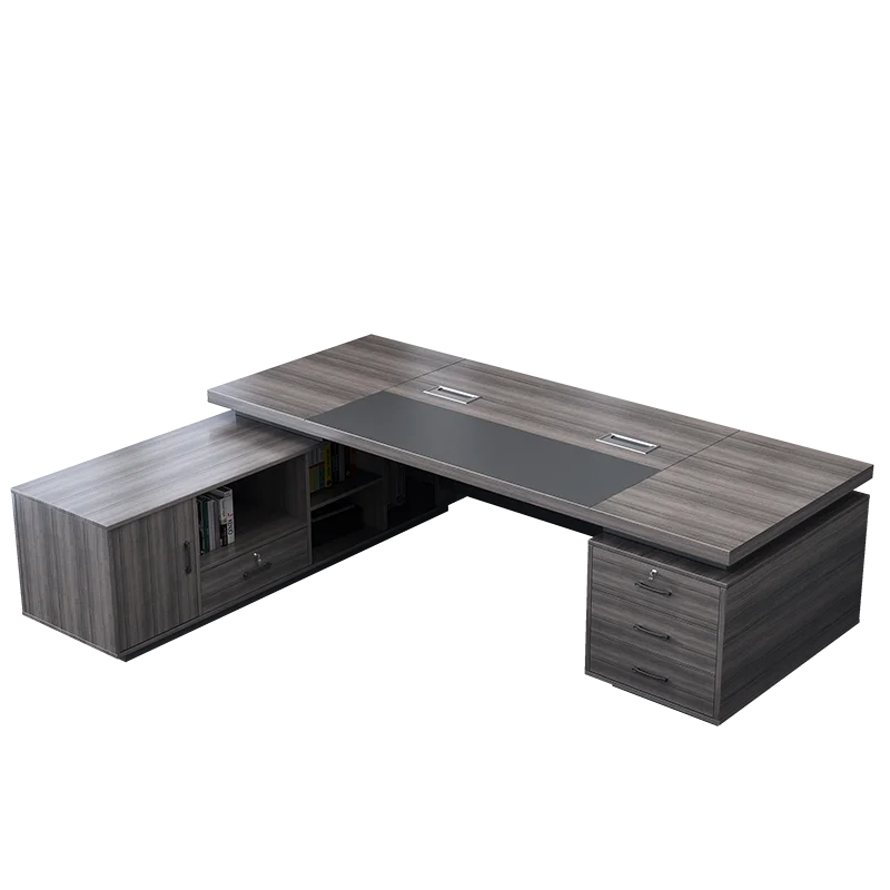 One-stop shopping office furniture new board simple assembly desk boss desk independent space computer desk