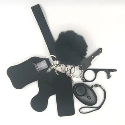 Изготовленным на заказ логосом личной безопасности выживания для женщин сигнализации Перцовый баллончик оконный брейкер, набор для самообороны брелок