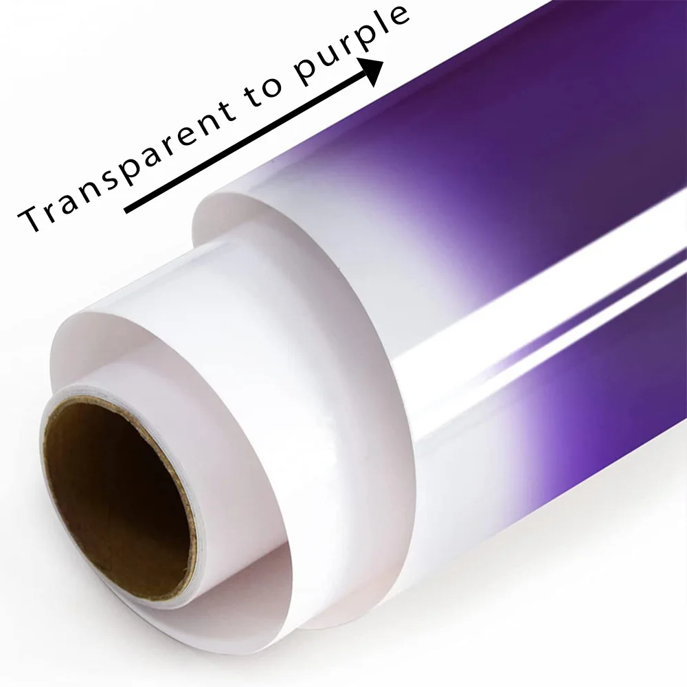 Cold Sensitive Color Change Flex PU Heat Transfer Vinyl Temperature Sensitive HTV For Plotter