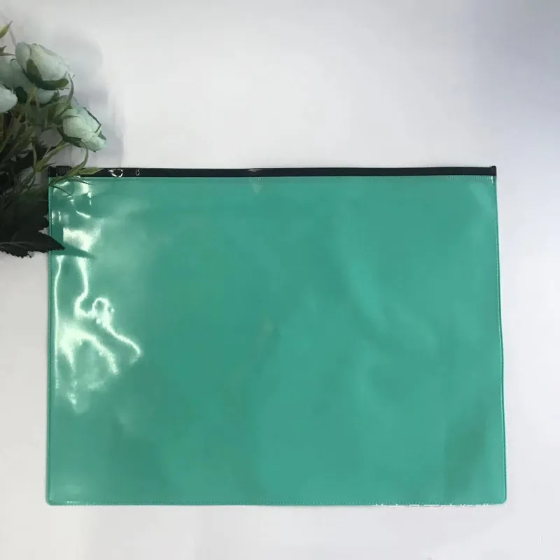 Factory PVC zip lock Permit Holder waterproof document holder