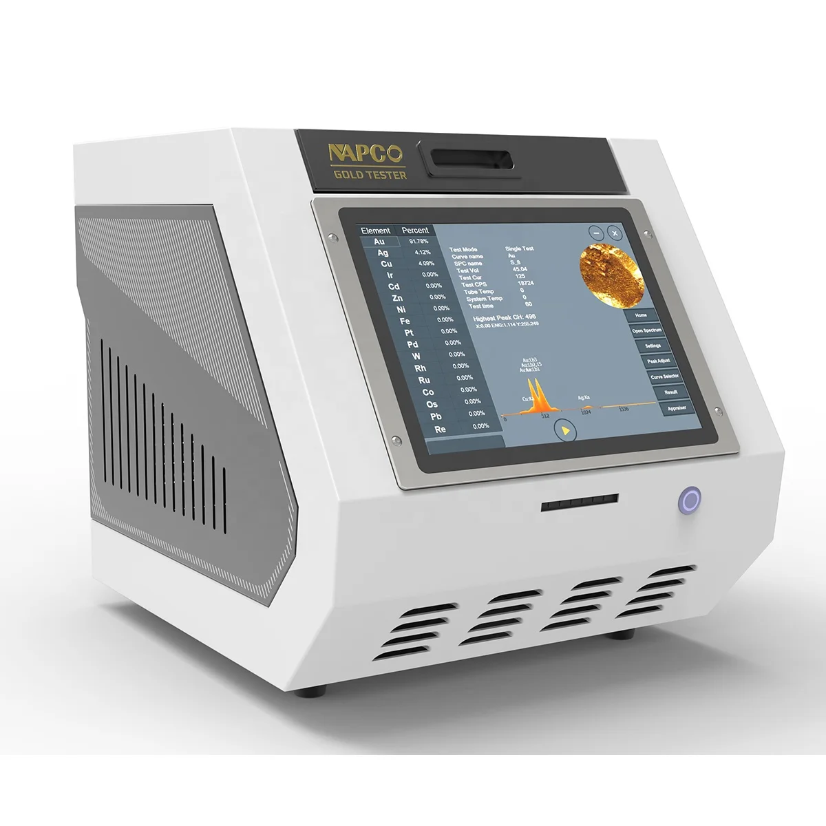 High quality gold elements Metal test New arrival gold jewelry karat machine, gold analyzer, gold tester purity detector