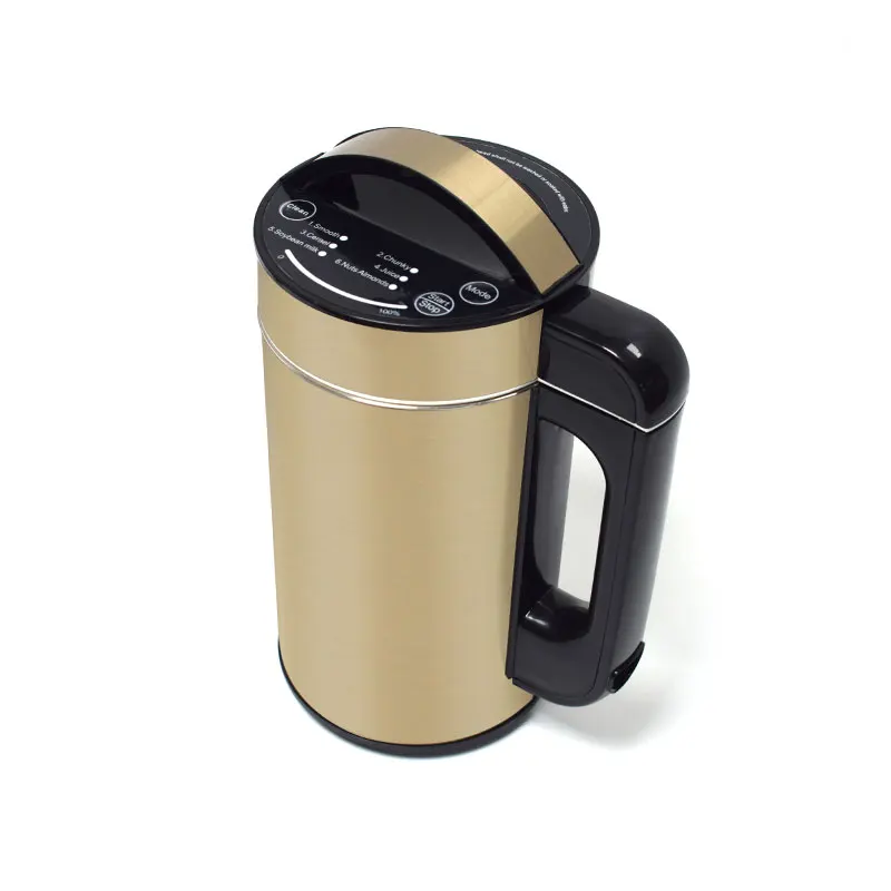 6 in 1 Soup Maker Food Processor Blender for Juice Soy milk Nuts Almond Oat Milk Maker CE/ROHS 1.2L Vegan Milk Maker OEM