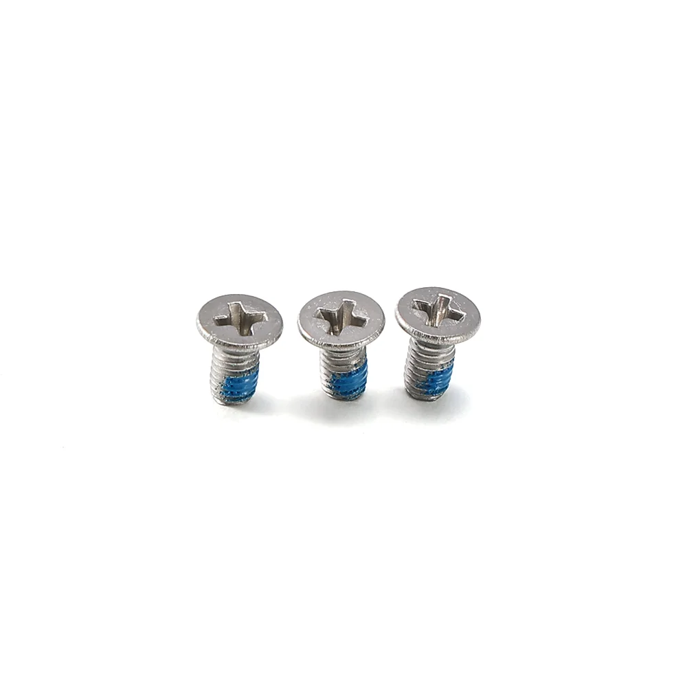 Factory Price M5 Iron Glue Dispensing Screw Countersunk Cross Screws Stainless Steel With Blue Nylon Patch