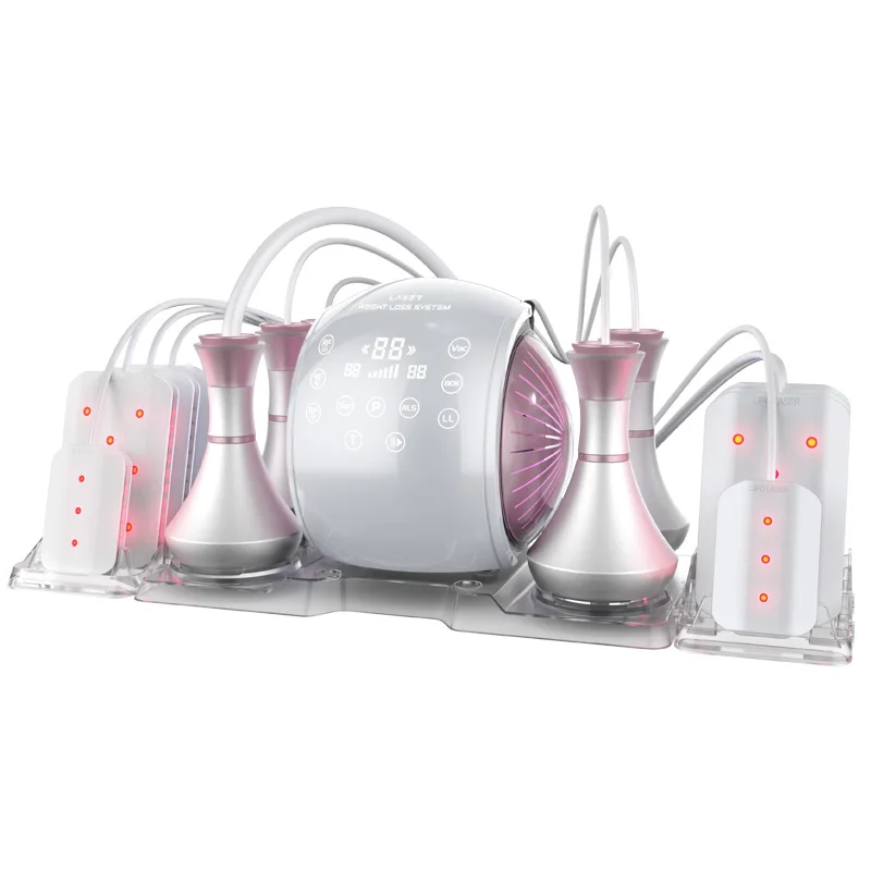 laser cellulite reduction dual Immediate effect ultrasonic 6-1 cavitation slimming machine/Lp laser beauty spa equipment