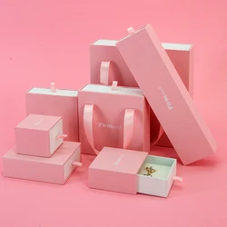 jewelry cardboard boxes drawer paper box fancy jewellery packing diamond custom gift set packaging premium
