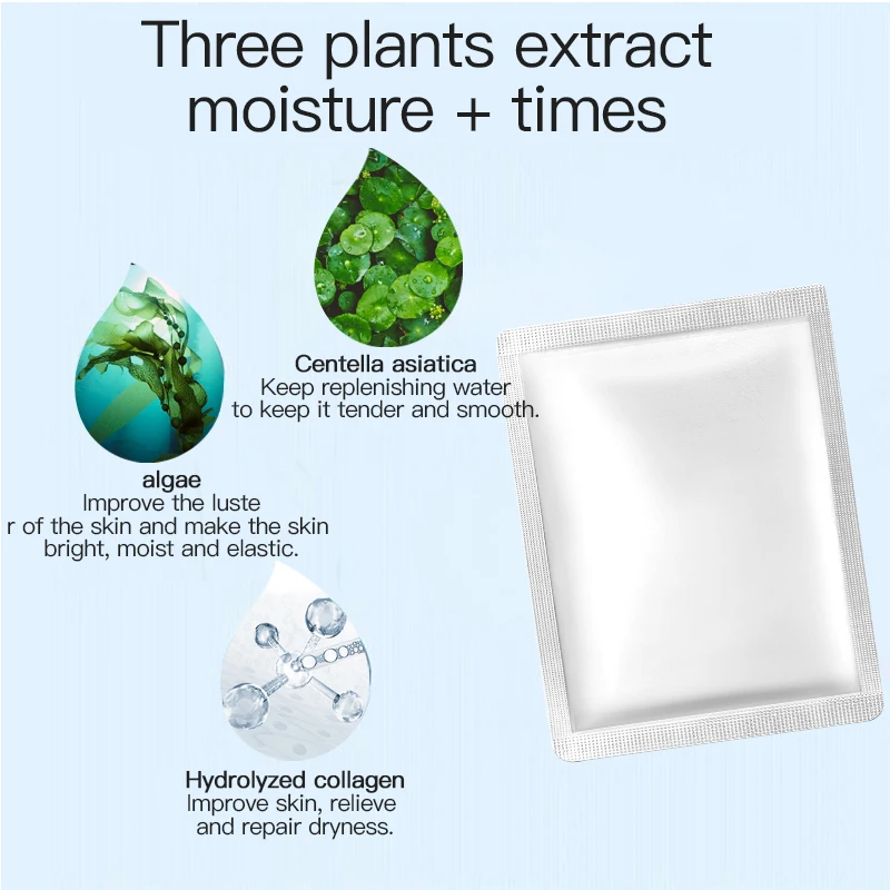 Collagen crystal mask, moisturizing mask processing custom OEM factory