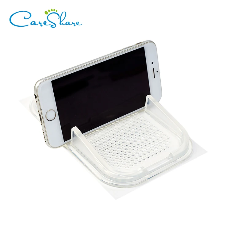 
Customized ODM OEM silicone car anti slip phone sticky pad mat 