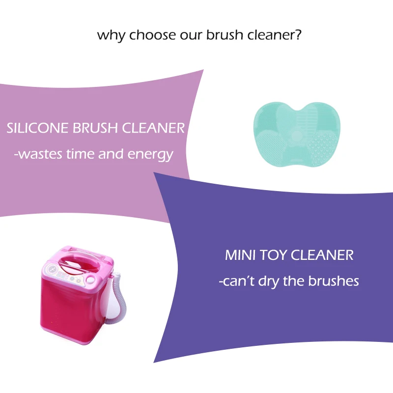 2019 Cosmetics  Beauty & Personal Care Girls Gift Promotion Electric Makeup Brush Cleaner