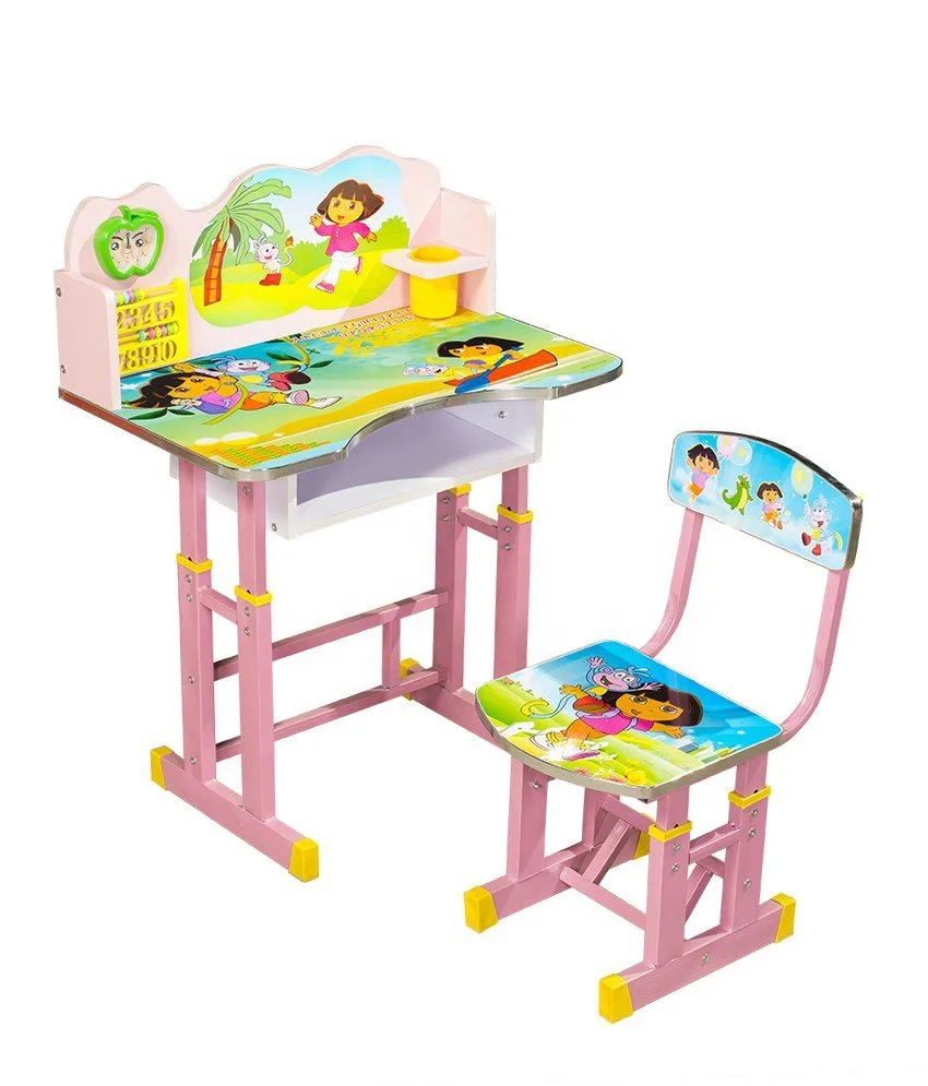 ergonomic study table with chair for India market