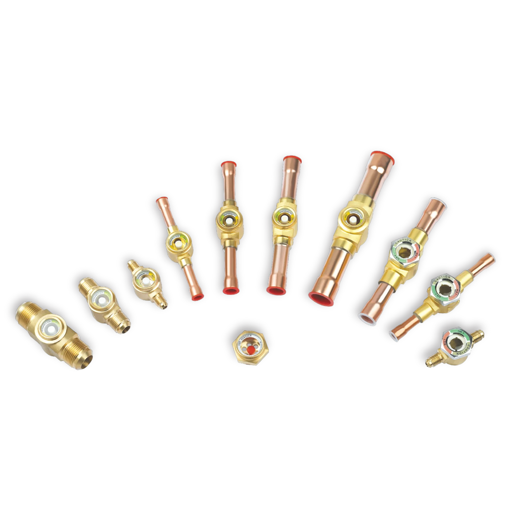 SG series Cheap Price Refrigeration Fittings Brass Oil Level Valve Sight Glass