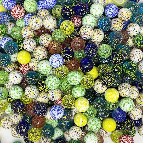 High-quality  game glass Ceramic marbles in a variety of colors that can be mixed and matched as desired.