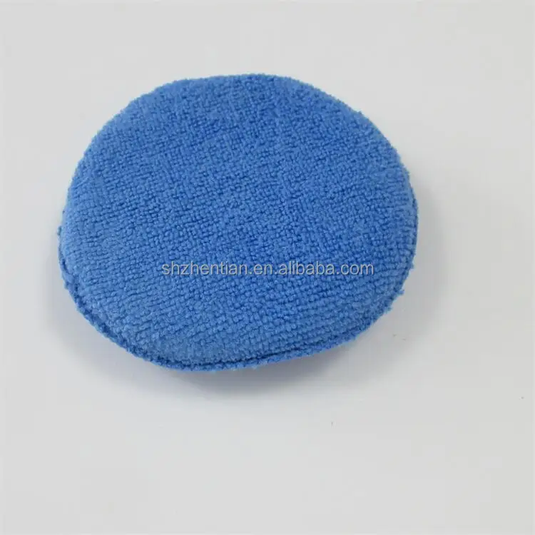 Hot Sale Car Care Wax Polish Microfiber Saver Applicator Sponge Rectangular Car Waxing Sponge Pads