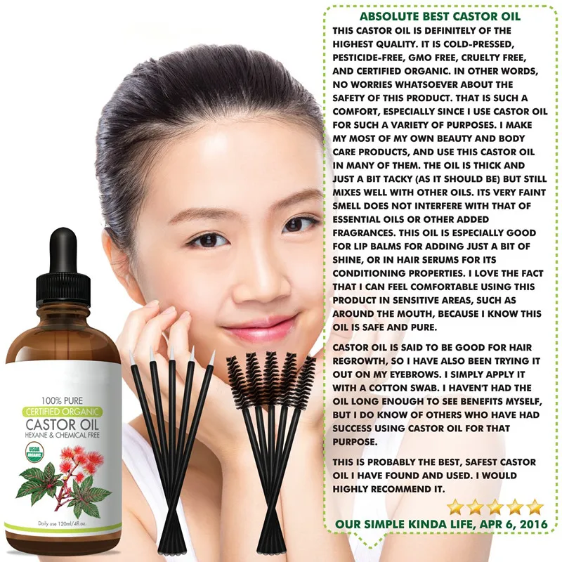 
OEM/ODM Factory good quality eyelash serum castor oil 