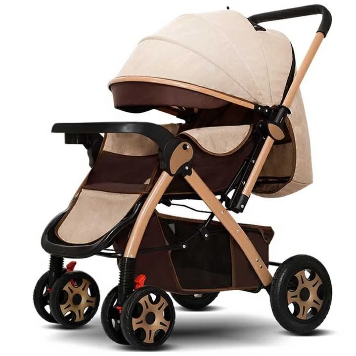 Alibaba trade assurance china factory luxury baby stroller korea style aluminous alloy frame baby pram