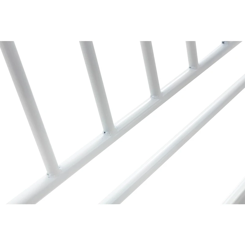 
High quality bedroom furniture wrought iron metal black queen bunk double bed beach doubl bed iron 