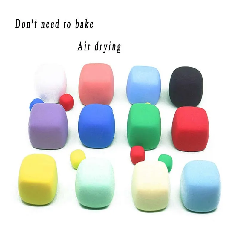 LISI 12/24/36 Colors Mini Non-Toxic Eco-Friendly Ultra Super Light Air Dry Clay for Children  Modeling Magical Clay with Tools
