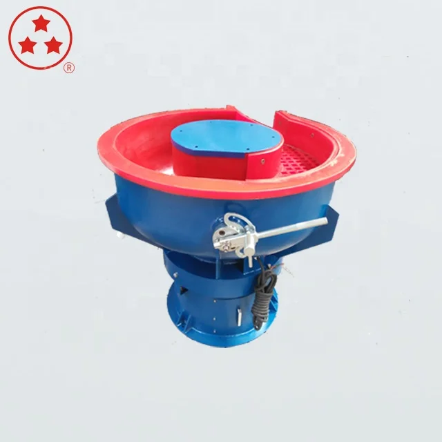 useful vibratory polisher surface finishing grinding tumbling machine with separate screen