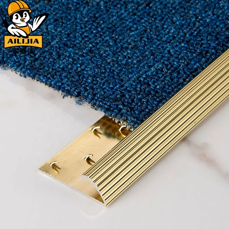 Carpet Metal Edge Decorative Aluminum Floor Carpet Transition Strips