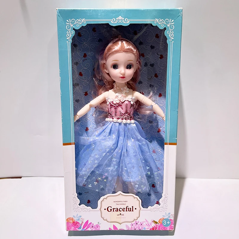 30cm cheap price popular style doll factory colored baby girl doll children bjd doll