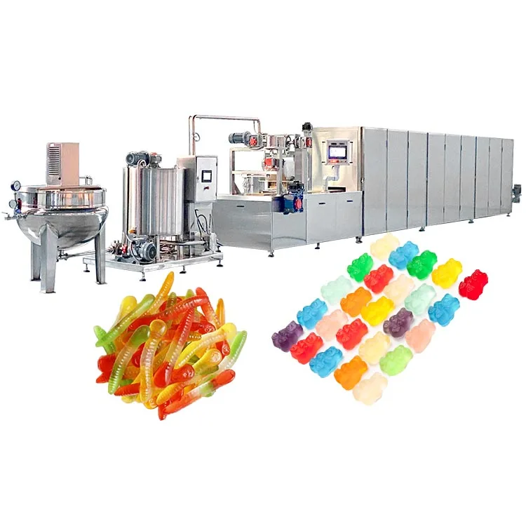 HNOC Jelly Bean Pour Make Deposit Machine Automatic Small Gummy Candy Production Line