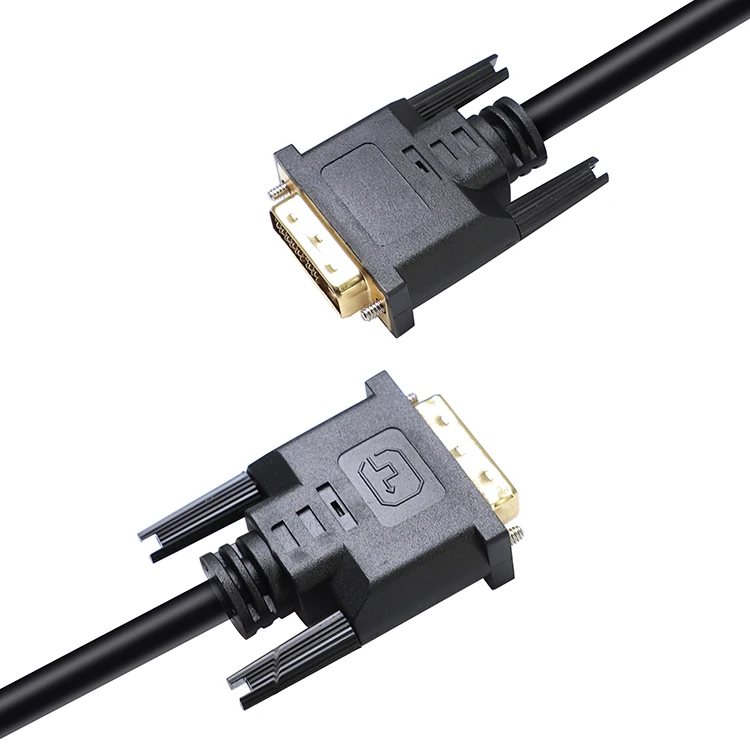 High Speed Customized Dual Link 1080P Gold Plated Dvi 24+1 Male Dvi To Dvi Cable