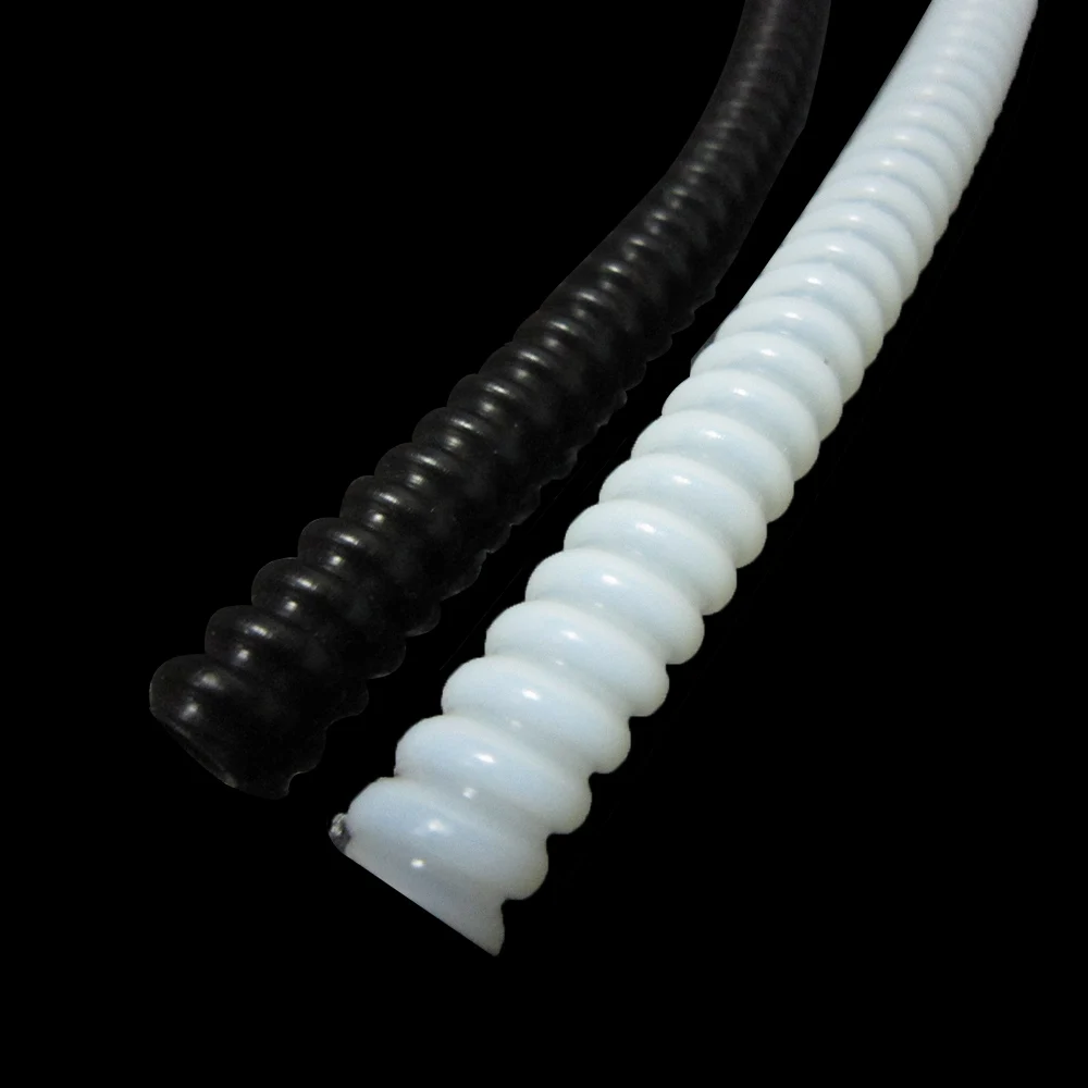 Medical ptfe flexible corrugated plastic tubing,ptfe convoluted sleeving