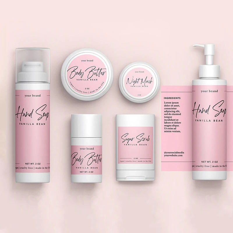 Etiquetas Personalizadas Custom Waterproof Products Packaging Labels Printing Adhesive Roll Label Stickers For Packaging Label