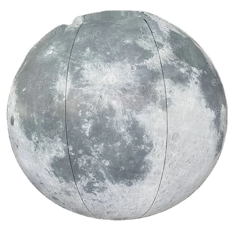 customized pvc sealed large giant inflatable moon ball with led light for Party Decoration inflatable moon