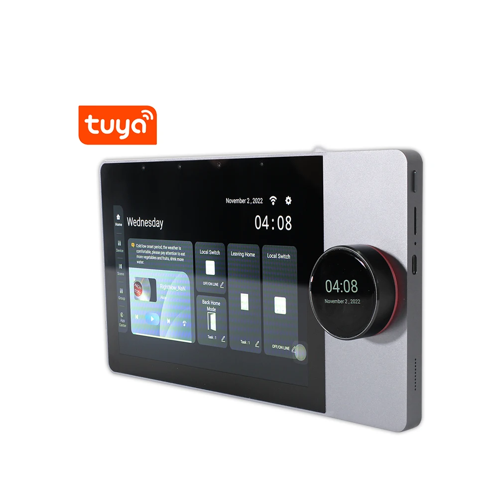 T Wholesale Android 2 Channels Wall Amplifier 8 Inch WiFi Bluetooth 8.1 Android Smart Home in Wall Amplifier
